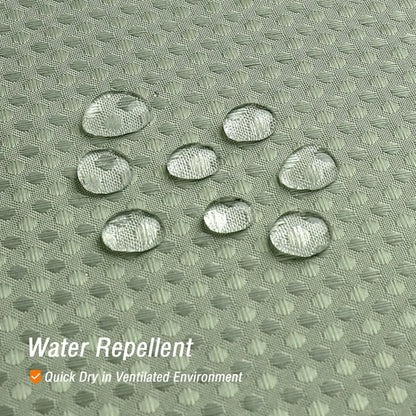 Wasserdichter, schlichter Waffel-Duschvorhang, schimmelresistent, einfarbig, Schattierungsvorhang, Polyester mit Haken, Badezimmer-Trennvorhang