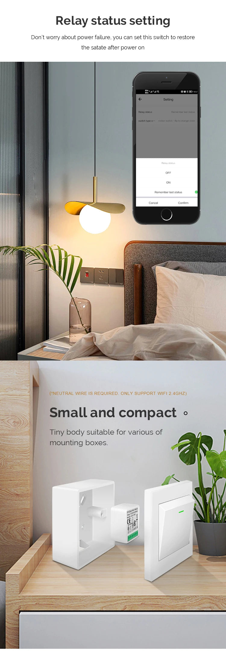 Tuya DIY Breaker Wifi Smart Light Switch Modul 10A 100-240V Zwei-Wege App Fernbedienung Arbeit mit Alexa Google Home 1/2/3/4Gang.