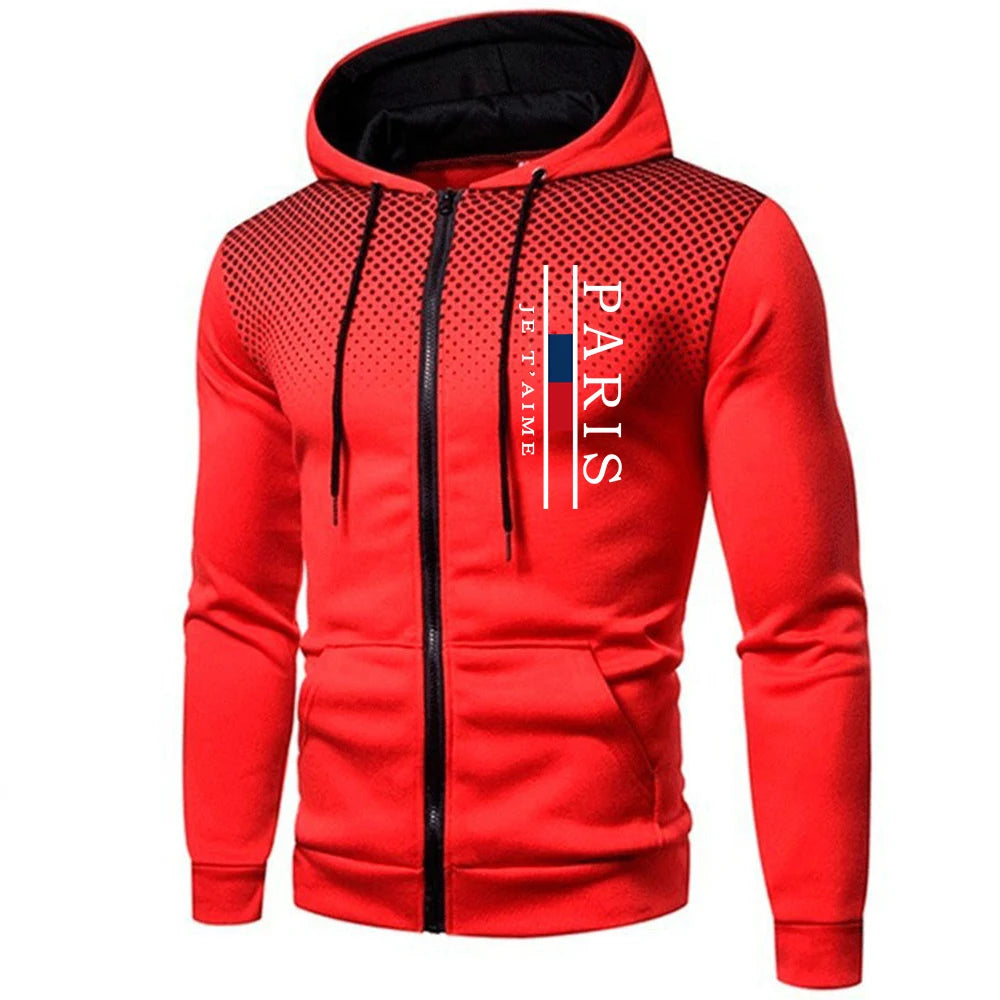 Hot Sales Men's Tracksuit Jogging Zip Up Hoodies Daily Quality Sweatshirts Men Long Sleeve Sports Coat Casual Sweatpants Fashion.