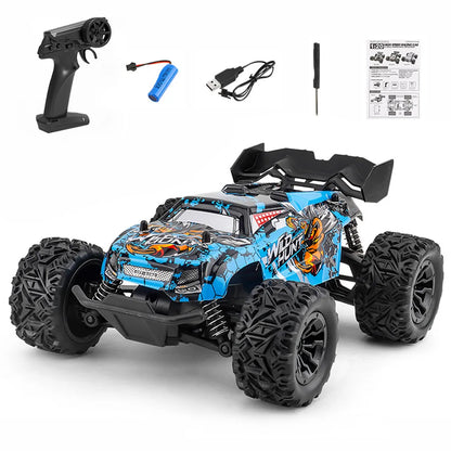 RC Off-road Car Toy 2.4G High Speed Remote Control 1:14  Bigfoot Climbing Model Car Shock Absorber With led light.