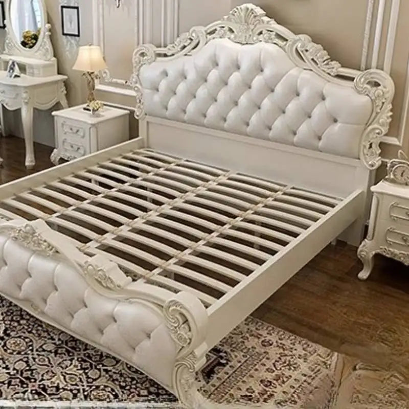 Multifunktionales Doppelbett mit Stauraum, europäisches minimalistisches Camping-Zubehörbett, luxuriöse moderne Camas De Dormitorio-Möbel