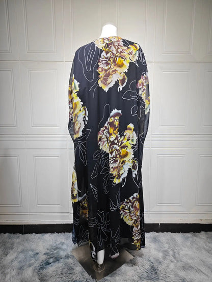 Muslimischen Kleid für Frauen Chiffon Diamant Party Abaya Kleider Arabischen Lange Robe Marokko Dubai Kaftan Vestidos Jalabiya Ramadan Eid.