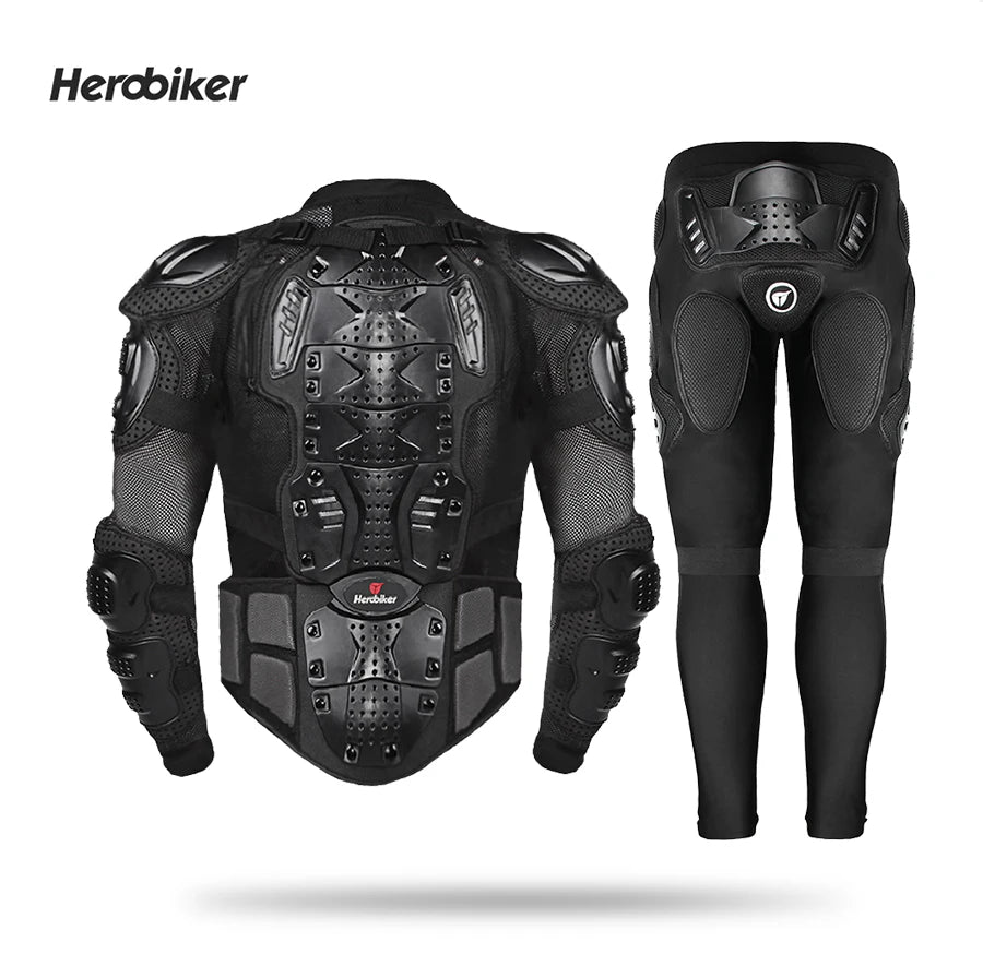 5XL Motorcycle Jackets Men's Full Body Armor Protection Jackets Motocross Enduro Racing Moto Protective Equipment Clothes.