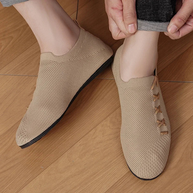 YRZL Men's Comfortable Shoes Breathable Walking Shoes Summer Mesh Loafers Anti Slip Casual Sneakers Lightweight Shoes for Men.