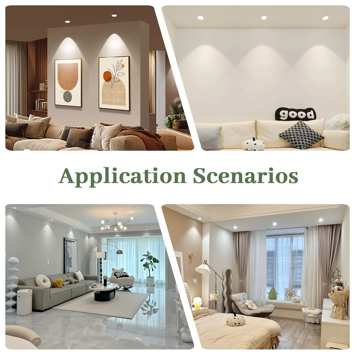 4–20 Stück GU10 LED-Strahlerlampe, dimmbar, warm, kalt, weißes Licht, 120 °   38 °   3000K 4000K 6000K für das Home-Schlafzimmer derec Einbauleuchte.