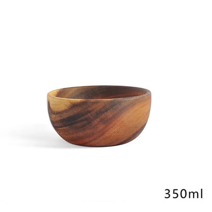 Leeseph Salad Bowls, Wooden Salad Bowls, Large Acacia Wood Serving Bowl for Fruits, Salad, Eco-friendly.