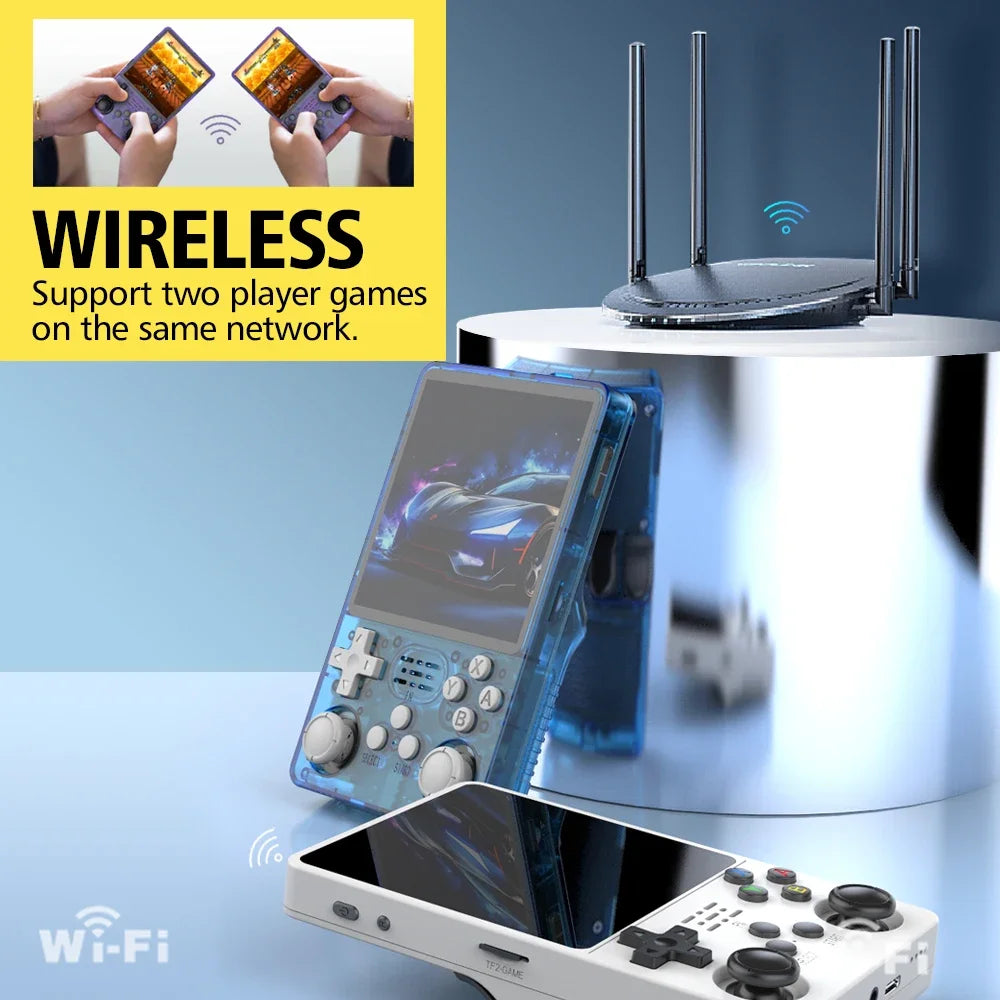 R36S R36Plus Retro Handheld Game Console Linux 64-bit System 4" IPS Screen RK3326 Portable Pocket Video Player For N64 PS1.