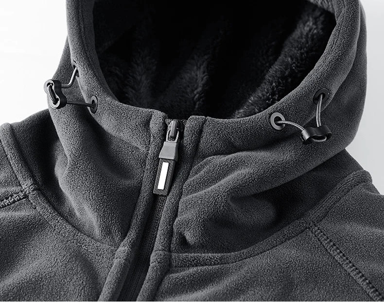 Winter Men Fleece Warm Jackets Mens Windproof Thick Jackets Parkas Coats Men Hooded Casual Outwear Jackets Male LZLLTT.