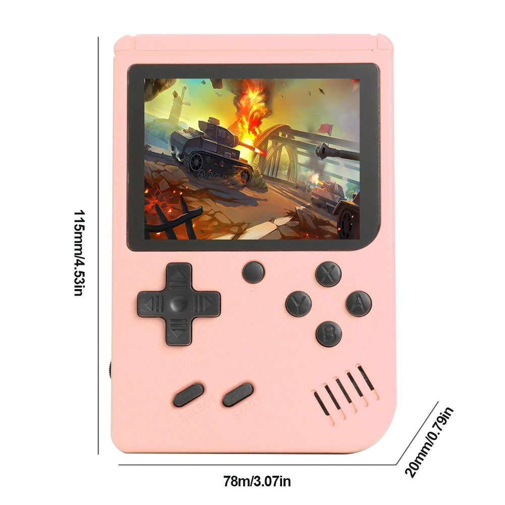 Retro Handheld Video Game Console 3.5inch TFT Screen Built-in 500 Game Nostalgic Games Console 1020mAh for Kids and Adult.