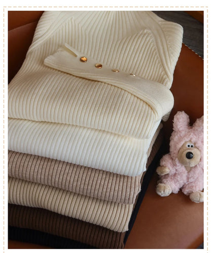 Herbst Winter Pullover Frauen Pullover Langarm Tops Kleidung Schlank Stricken Weiche Jumper Streetwear Taste Rollkragenpullover.