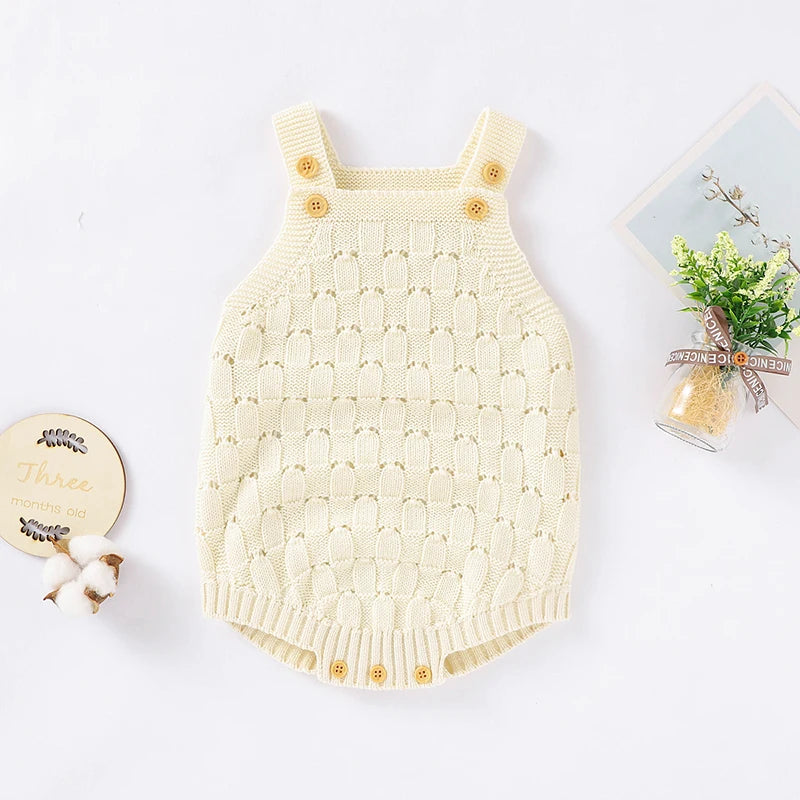 Baby Bodys Kleidung Fashion Solid Strick Neugeborenen Bebes Körper Anzüge Tops für Infant Jungen Mädchen Overalls Outfit Ein Stück Tragen