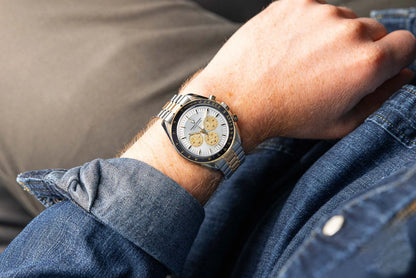 PAGANI DESIGN 2025 New Saturn Men's Watches Top Luxury Quartz Watch Men Light Tan Chronograph AR Sapphire crystal Wristwatch Men