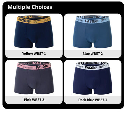 4/5 Stück Herrenmode Bedruckte Unterwäsche Bequeme Joker Boxer Plus Größe 5XL Jugendliche Mehrfarbige Mix Shorts Boxer mittleren Alters