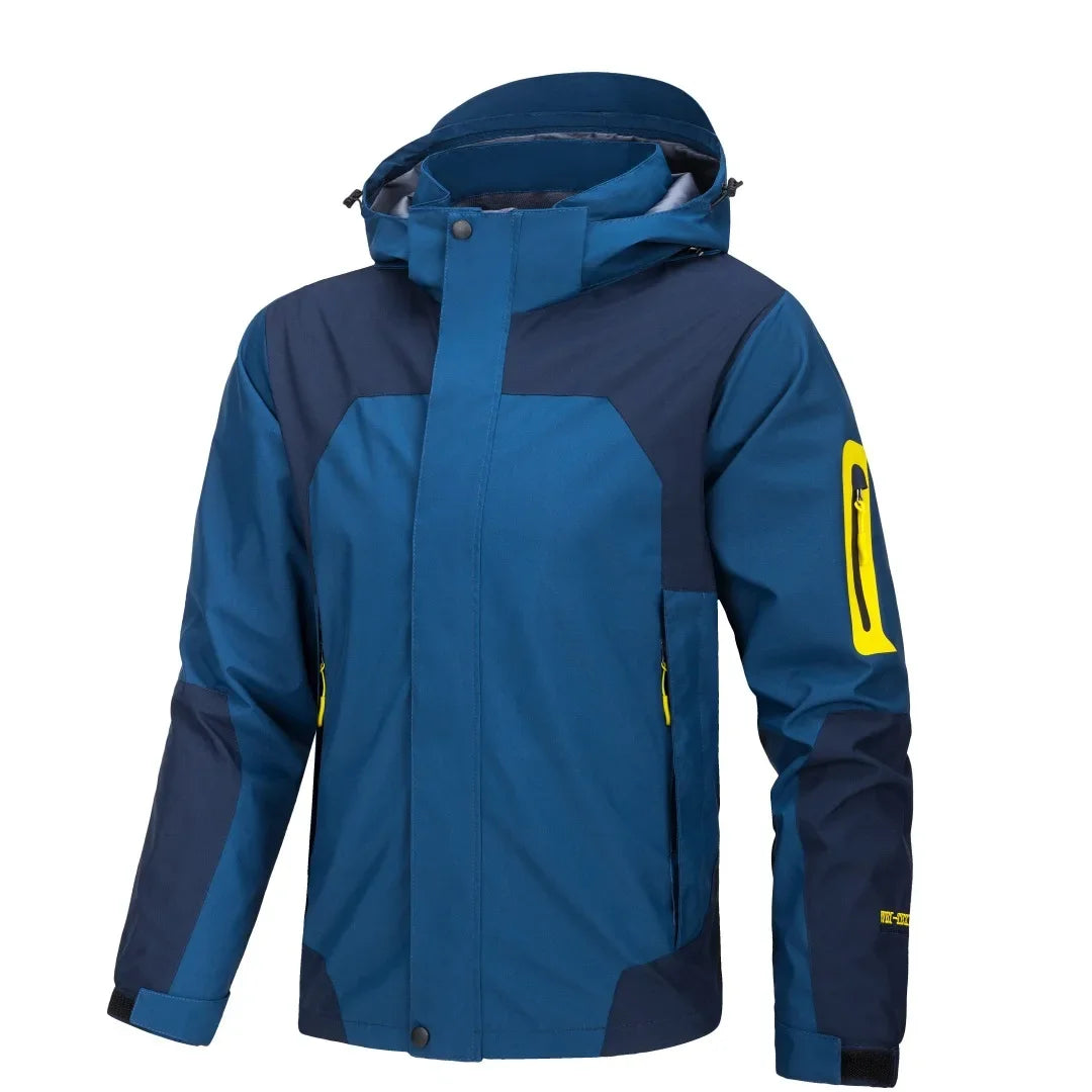 Punching Jacket Men's Jacket Spring and Autumn Outdoor Pilot Hooded Baseball Mountaineering Clothing Jacket Men Women.
