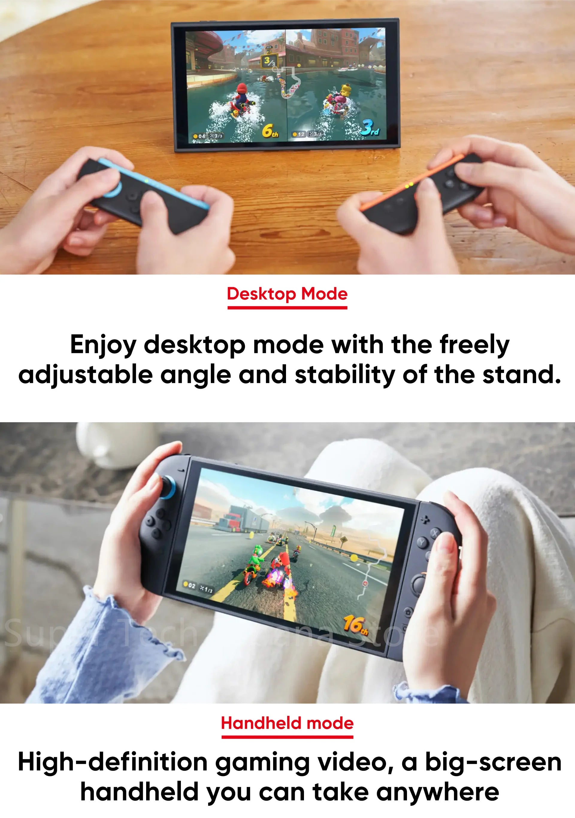 New Nintendo Switch 2 World Premiere 7.9'' Screen Joy‑Con Handle Enhanced Audio Adjustable Console Includes Mario Kart World.