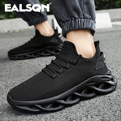 Männer Sport Laufen Schwarz Jogging Schuhe Casual Turnschuhe Braun Outdoor Atmungsaktive Mesh Frauen Licht Stoßdämpfung Schwarz Tennis.