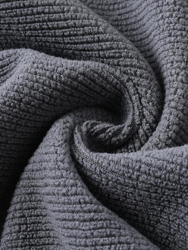 Men's Performance Casual Pants Fleece Lined Outdoors Waterproof Windproof Warm Trousers Business Travel Golf Stretch Pants.