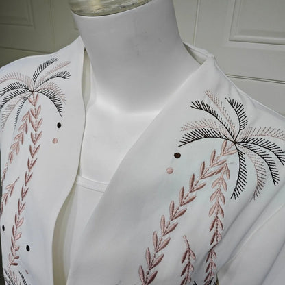 Ramadan Eid Kebaya White Muslim Modest Kimono Women Clothing Abaya Damen Dubai Luxury Islam Kaftan Robe Longue Femme Musulman.