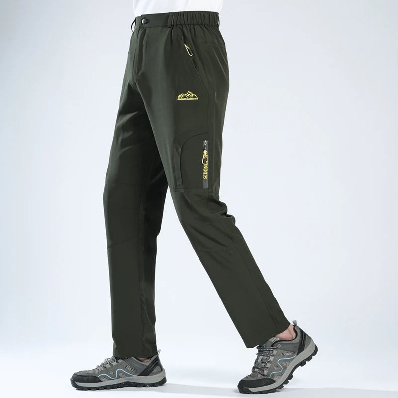 XL-5XL Lightweight Thin Summer Pants for Men Sweatpants Stretch Quick Dry Trousers Men Hiking Camping Men's Pants Joggers Summer.