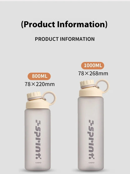 2025 New Sport Plastic Water Cup Large Capacity Portable Summer Anti-Fall High-Temperature Resistant With Tea Separator.