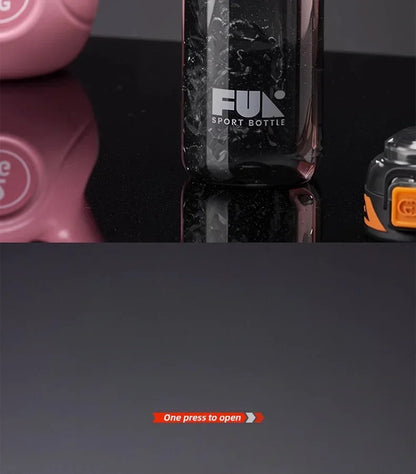 Portable Sports Water Cup For Men Tritan Material One Key Open Cover Fitness Cups High Temperature Seal Leakproof Kettle.