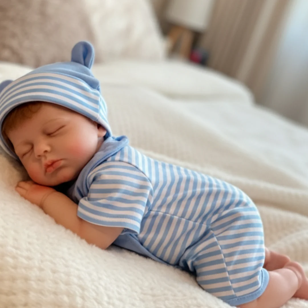 18Inch Can Open Mouth Close Eyes LouLou Full Solid Silicone Bebe Reborn Girl & Boy Doll With Rooted Hair Corpo De Silicone Doll.