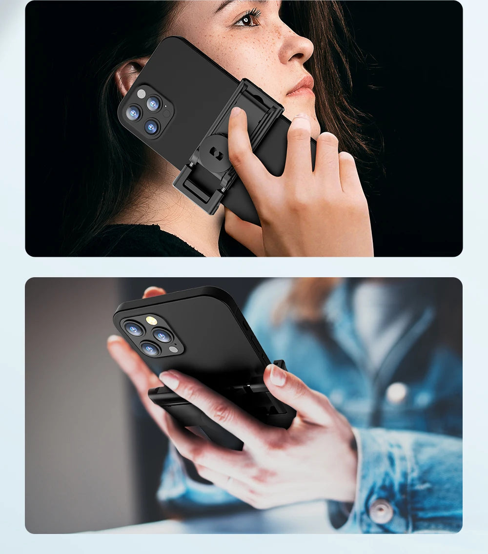 C01 Detachable Phone Clip BluetoothRemote Control Selfie Stick Tripod Portable Tripie Stabilizer Stand for Cell Phone.