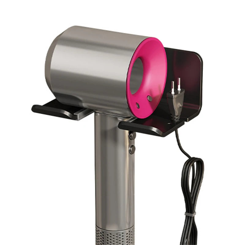 Badezimmer Organizer Haartrockner Glätteisen Halter Aluminiumlegierung Ständer Nagelfreie Regale für Wand Waschraum Lagerregal Regal