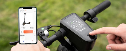 RCB 350W Foldable Electric Scooter for Adult ABE, Double Brake Waterproof Body E-Scooter, 10in Honeycomb Tires 120kg Capacity.