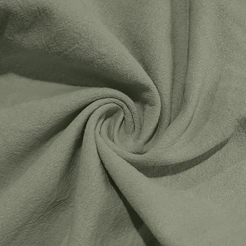 Frühling Sommer Dünne männer Casual Leinen Hosen Strand Stil Kordelzug Gerade Bein Lange Hosen Hochwertige Bequeme Passform