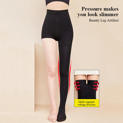 Kave 300G Thicken Thermal Tights Leggings Women Winter Fleece Velvet Thermo Stockings High Waist Elastic Slim Pantyhose 2024