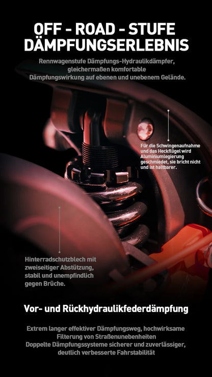 JOYOR T6E PRO (ABE) Adult Electric Scooter 500W Motor 48V26AH Battery E-Mountain Escooter 10" Off-Road Tire Foldable E-Scooter.