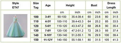 Elegantes, ärmelloses Tüll-Ballkleid für Kinder, Bühnenaufführungen, Hochzeiten, Weihnachten, Mädchenkleider, Mädchen-Prinzessin-Partykleider.