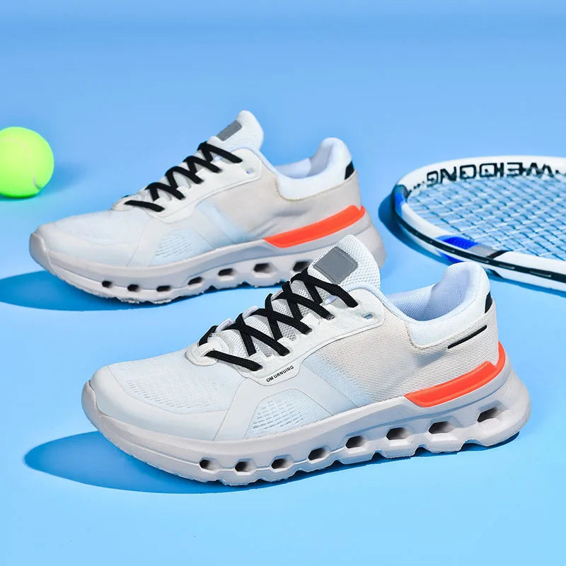 2025 Summer Cushion Men's Running Shoes Breathable Mesh Brand Sneakers Men Jogging Shoes Lightweight Non-Slip Men Athletic Shoes.