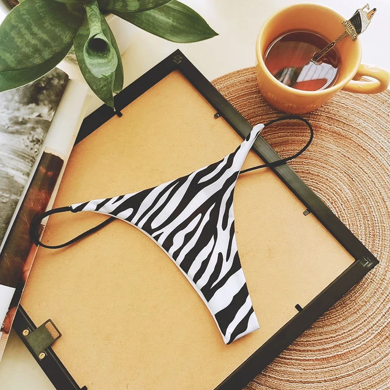 Cotton G String Leopard Women Panties Flower Sexy Briefs Thong T-back Underwear Low Waist Seamless Femlae Lingerie Size S-XXL