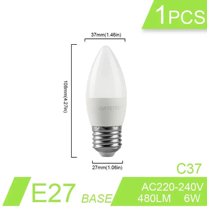 LED-Lampe AC220-240V 15w 9w 24w 18w LED-Lampe Energie spar lampe e14 e27 gu10 Wohnzimmer beleuchtung, kein Flimmern warm weißes Licht
