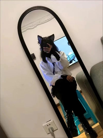 Pirate Shirt for Men Vintage Gothic Renaissance Style Frilled Lace-Up Medieval Buccaneer Blouse Top for All Seasons.