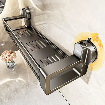 Saugnapf Schnalle Haushalt Badezimmer Dusche Gel Lagerung Rack Wc Waschraum Ohne Stanzen Wand-montiert Lagerung Korb