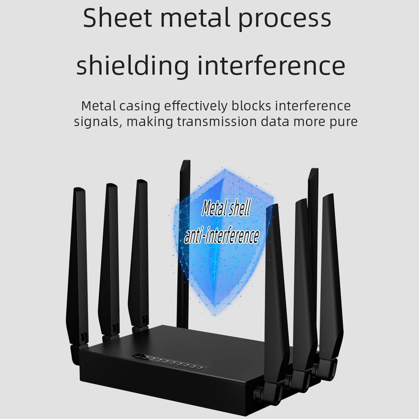 5G CPE WiFi 6 Router Gigabit Plug and Play Heat Dissipation Dual Band WiFi Multiple Sharing WiFi 6 Ethernet Router for Home.