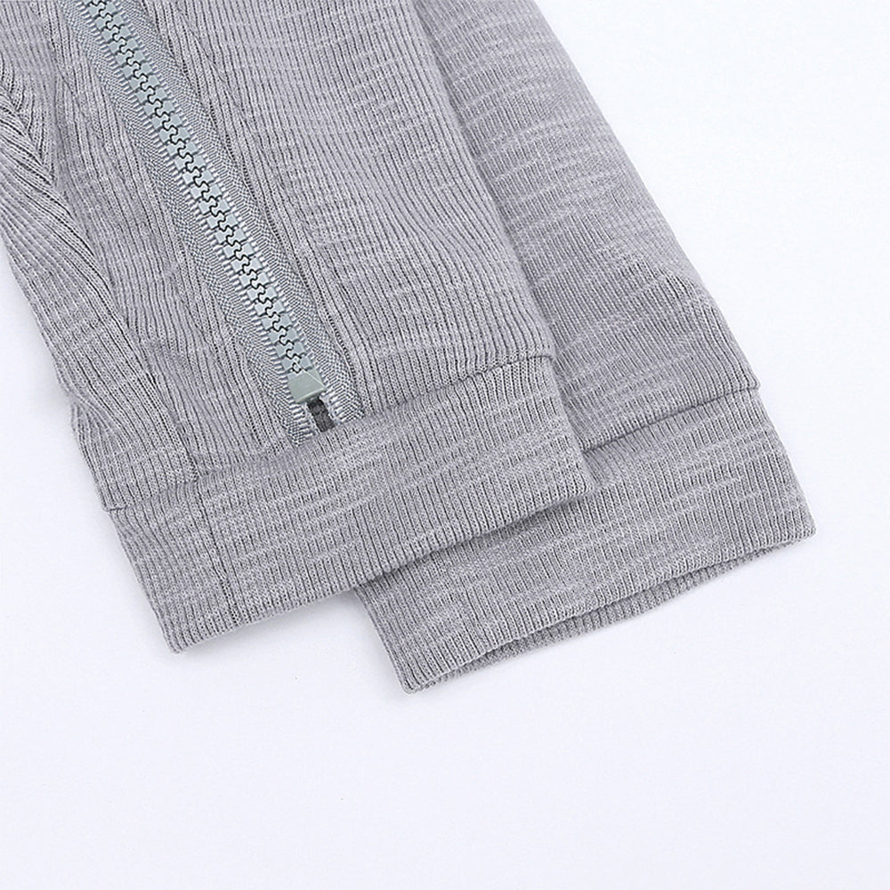 Melario Jungen Langarm Kleidung Baby Kinder Große Ohren Kaninchen Body Mädchen Baby Mit Kapuze Reißverschluss Creeper Strampler.