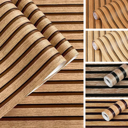 Vinyl Decorative Film Wood Grain Sticker Home Decor Waterproof Wallpaper Wall Paper Roll Furniture Self Adhesive PVC Cabinet