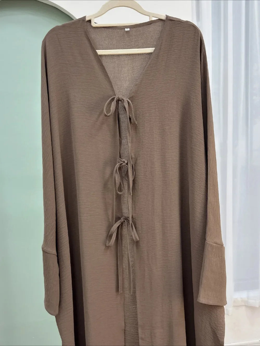 Ramadan Eid Muslim Women Modest Arab Open Abaya Long Dress Jalabiya Lace Up Cardigan Robe Morocco Dubai Abayas Kaftan Vestidos