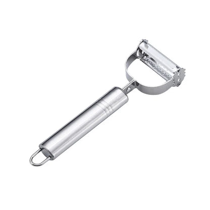 Kitchen Vegetable Peeler Stainless Steel Melon Planer Double-Head Peeler Household Multiple-Function Fruit And Vegetable Peeler.