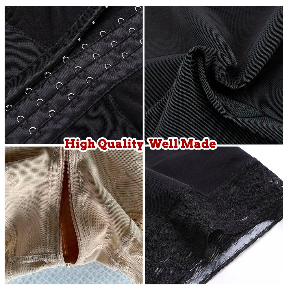 Fajas Reductoras Body Shaper Slimming Sheath Flat Belly Shapewear Tummy Control Bodysuit Postpartum Bodices Girdles Woman Corset.