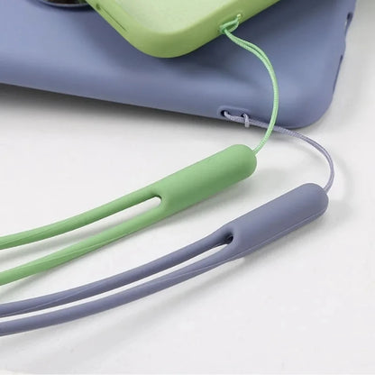 Silicone Wrist Straps Mobile Phone Strap Charms Cute Lanyards for Iphone Strap Camera Keys Cord Lanyard Key Chains Hanging Rope.