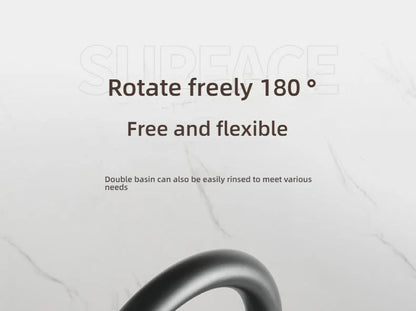 Kitchen Hot and Cold Water Faucets Household Kitchen Sink Splash Proof Sink Tap Deck Mounted Sprayer Taps