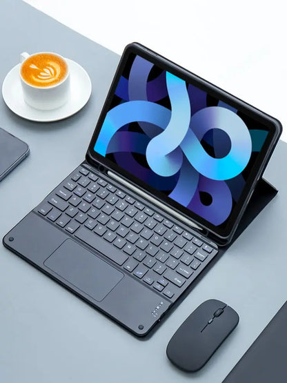Magic keyboard Wireless Mouse For iPad 9th Generation Case A16 iPad 10.2 7th 8th Cover iPad Pro 11 M4 Air M3 10th Air 5/4 Funda.