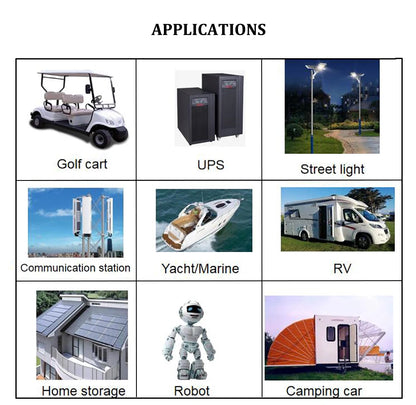 New12V100Ah LiFePo4 Battery 120AH 150AH200AH 12v Rechargeable Lithium Battery Pack300A With Bluetooth BMS for Comping Solar Boat