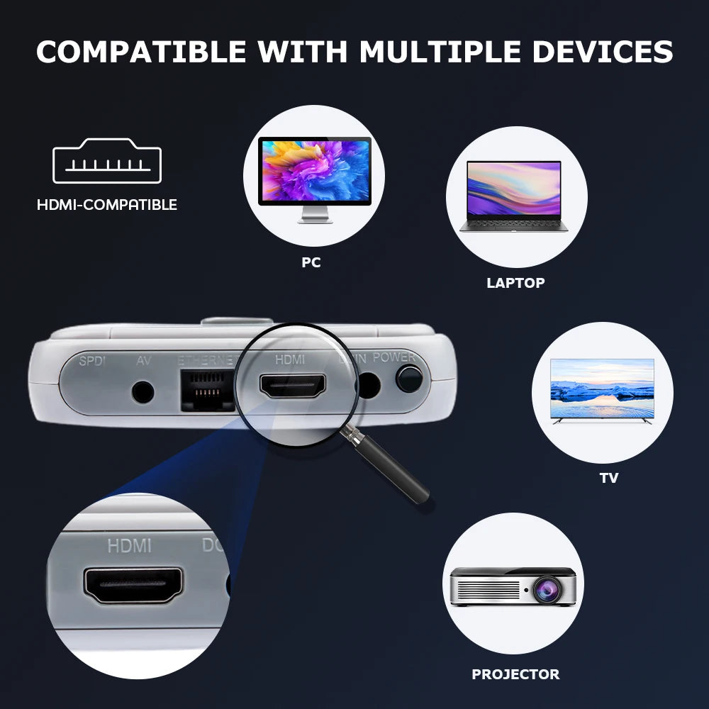 KINHANK Super Console X Pro Retro Game Console Support 50 Emulators 60000 Video Games for DC/MAME/Naomi with Gamepads Kid Gift.