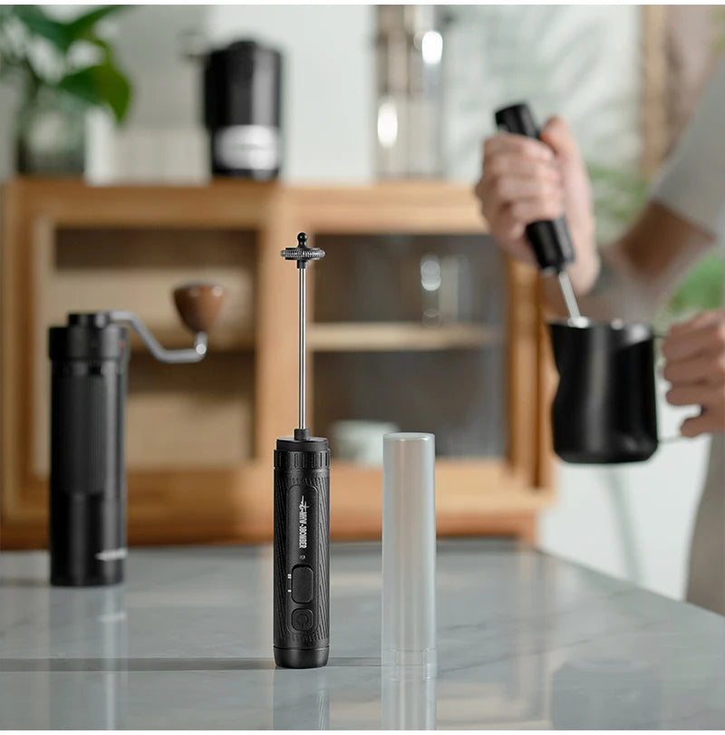 MHW-3BOMBER Official Electric Milk Frother Portable Home Barista Tools Kitchen Accessories